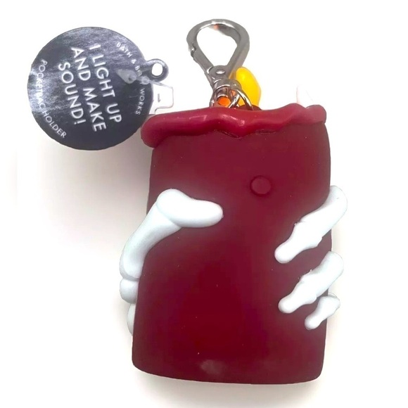 Bath And Body Works HALLOWEEN Skeleton Hand Lights/Sounds Pocketbac+2 Hand Gels - Picture 4 of 9